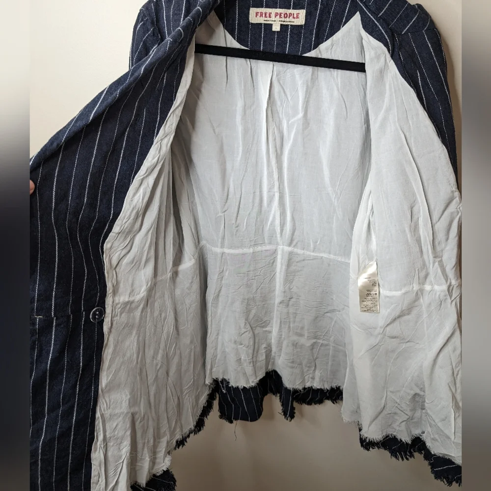 Free People Stella Navy Blazer | Size L